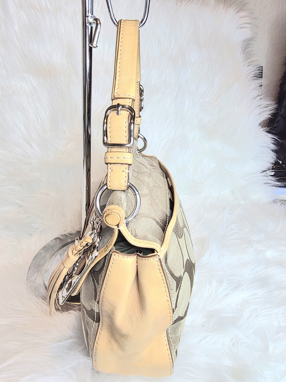 Coach 70th Anniversary LE Willis Legacy Bag & Tri Fold Compact Wallet Bag Strap - Picture 9 of 17